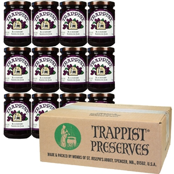 Trappist Preserves - Blackberry Seedless Jam (12-Jar Case)