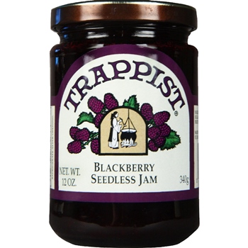 Trappist Preserves Blackberry Seedless Jam (single jar)