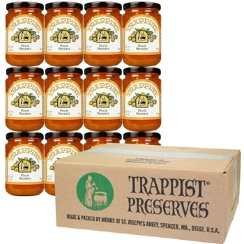 Trappist Preserves - Peach Preserve (12-Jar Case)