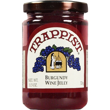 Trappist Preserves Burgundy Wine Jelly (single jar)