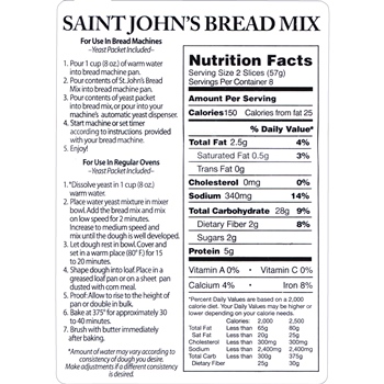Saint John's Bread Mix (Johnny Bread)