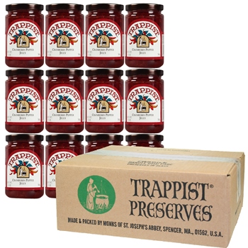 Trappist Preserves - Cranberry Pepper Jelly (12-Jar Case)