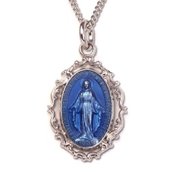 Miraculous Medal (sterling silver)