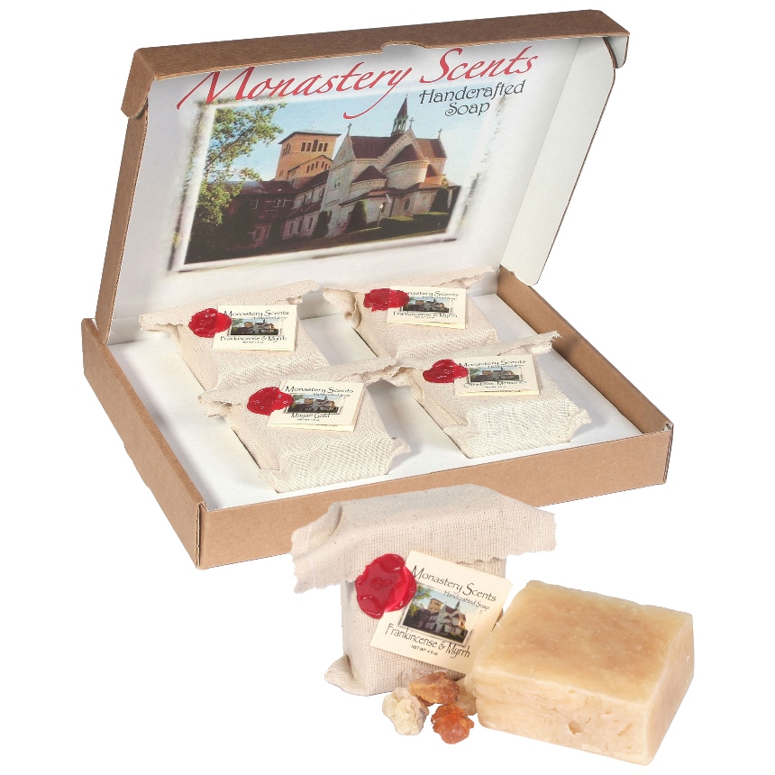 Frankincense & Myrrh Soap Gift Box - Holy Cross Monastery