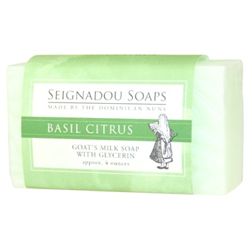 Basil Citrus Bar Soap (with goat's milk)    