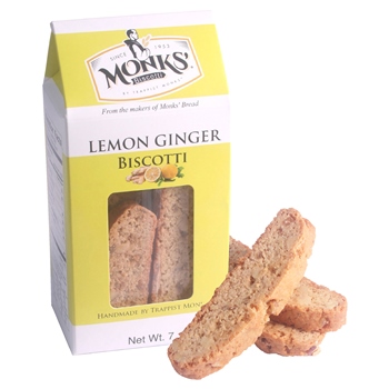 Monks' Lemon Ginger Biscotti