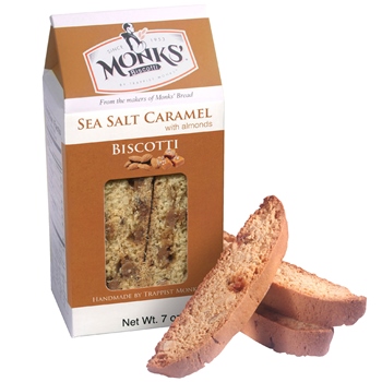 Monks' Sea Salt Caramel & Almond Biscotti