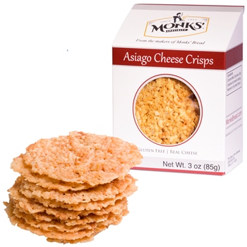 Monks' Asiago Cheese Crisps