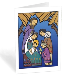 Holy Family with Shepherds (box of 20)