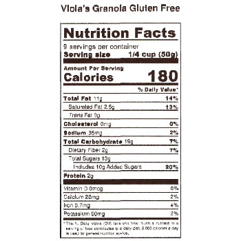 Viola's Granola Gluten-Free